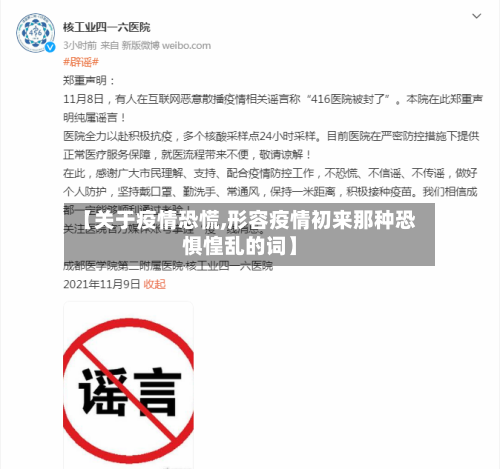 【关于疫情恐慌,形容疫情初来那种恐惧惶乱的词】-第2张图片