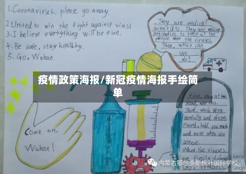疫情政策海报/新冠疫情海报手绘简单