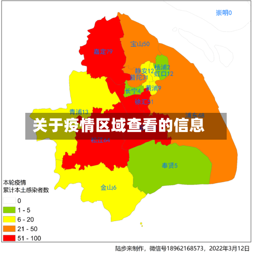 关于疫情区域查看的信息