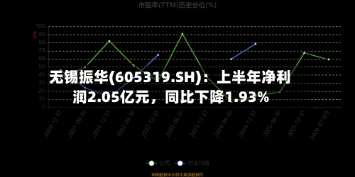 无锡振华(605319.SH)：上半年净利润2.05亿元	，同比下降1.93%-第3张图片