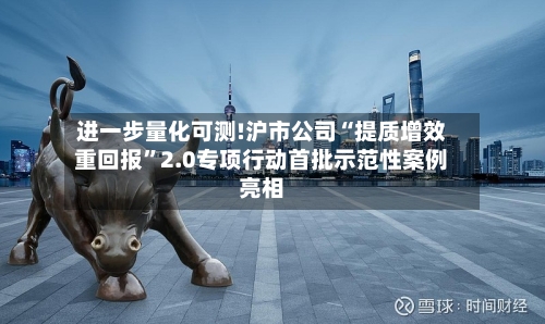 进一步量化可测!沪市公司“提质增效重回报”2.0专项行动首批示范性案例亮相-第3张图片