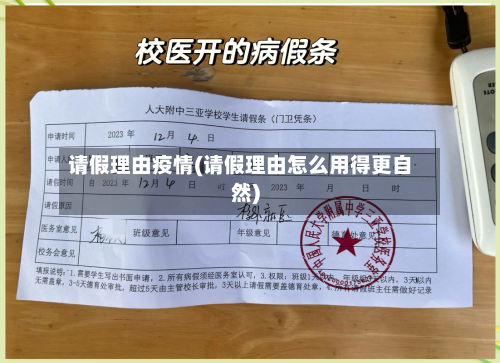 请假理由疫情(请假理由怎么用得更自然)-第3张图片