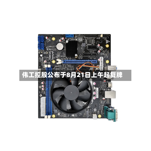 伟工控股公布于8月21日上午起复牌-第2张图片