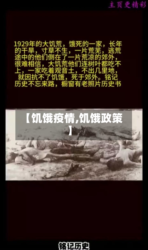 【饥饿疫情,饥饿政策】-第2张图片