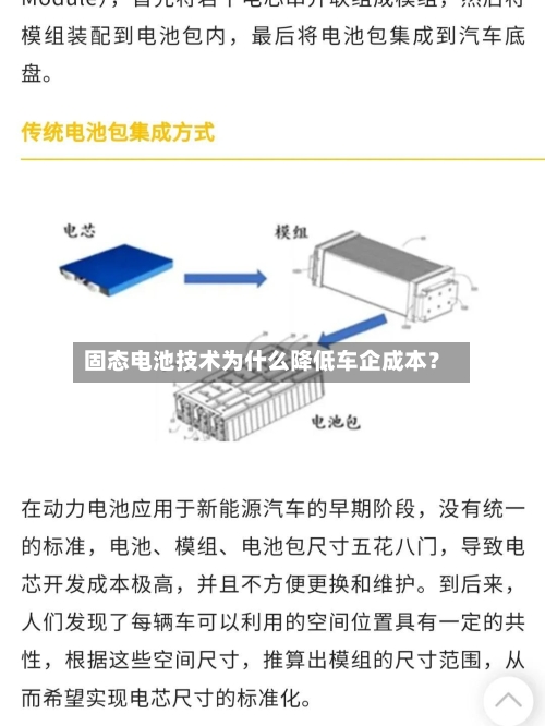 固态电池技术为什么降低车企成本？-第3张图片