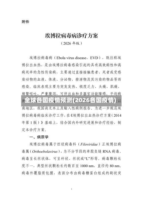 全球各国疫情预测(2026各国疫情)
